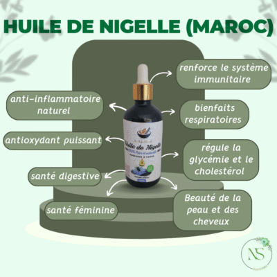 Huile de nigelle du Maroc